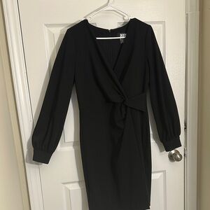 DKNY Black Wrap Dress